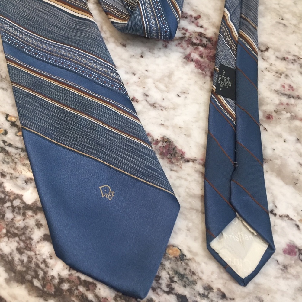 Dior Authentic Men’s Tie Guaranteed Authentic Vintage - Picture 5 of 13